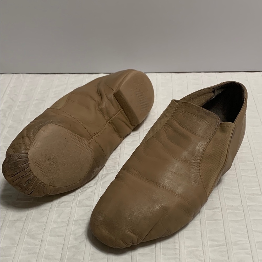 (5.5) Bloch Jazz Dance Elasta Bootie Leather